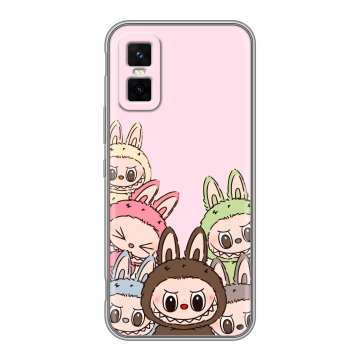 Силиконовый чехол на Infinix GT 30 Pro с принтом Лабубу