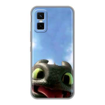 Силиконовый чехол на Infinix GT 30 Pro с принтом Как приручить дракона
