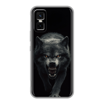 Силиконовый чехол на Infinix GT 30 Pro с принтом Волк
