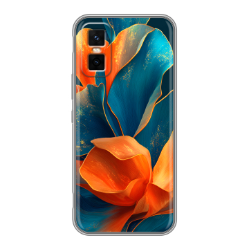Силиконовый чехол на Infinix GT 30 Pro с принтом Цветы
