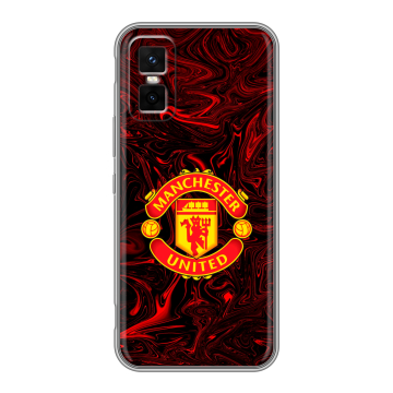 Силиконовый чехол на Infinix GT 30 Pro с принтом Manchester United