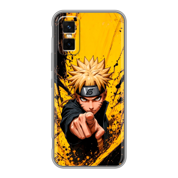 Силиконовый чехол на Infinix GT 30 Pro с принтом Naruto Наруто