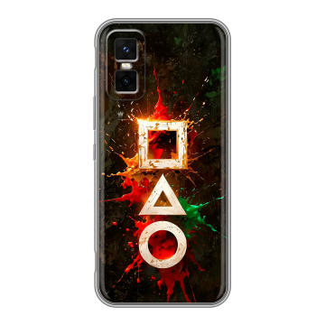 Силиконовый чехол на Infinix GT 30 Pro с принтом Squid Game Игра кальмара
