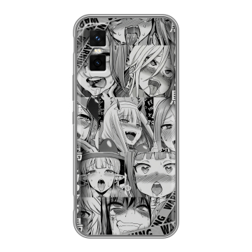 Силиконовый чехол на Infinix GT 30 Pro с принтом Ahegao Ахегао Аниме