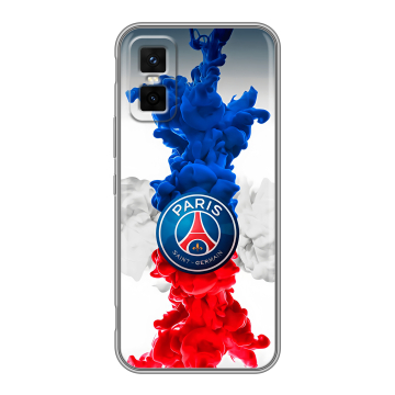 Силиконовый чехол на Infinix GT 30 Pro с принтом PSG ПСЖ