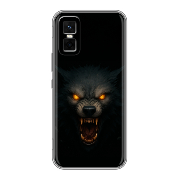 Силиконовый чехол на Infinix GT 30 Pro с принтом Волк