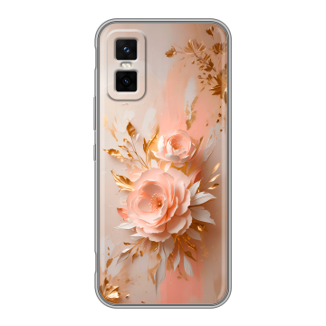 Силиконовый чехол на Infinix GT 30 Pro с принтом женский