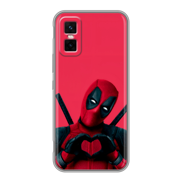 Силиконовый чехол на Infinix GT 30 Pro с принтом Дедпул Deadpool