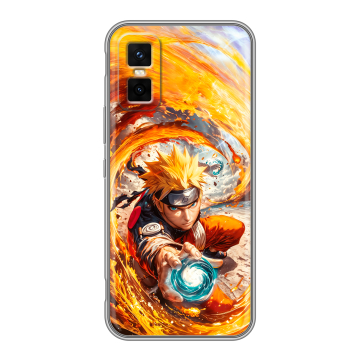 Силиконовый чехол на Infinix GT 30 Pro с принтом Аниме Наруто Naruto