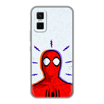 Силиконовый чехол на Infinix GT 30 Pro с принтом Spiderman Человек паук