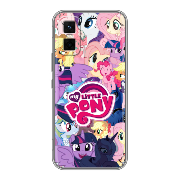 Силиконовый чехол на Infinix GT 30 Pro с принтом My little pony Дружба чудо