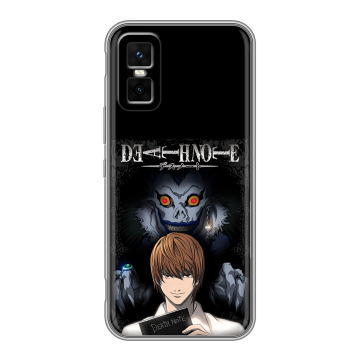 Силиконовый чехол на Infinix GT 30 Pro с принтом Death note Тетрадь смерти