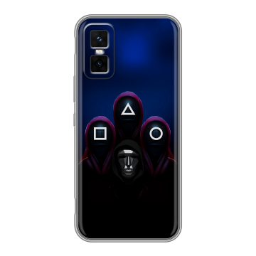 Силиконовый чехол на Infinix GT 30 Pro с принтом Игра Кальмара