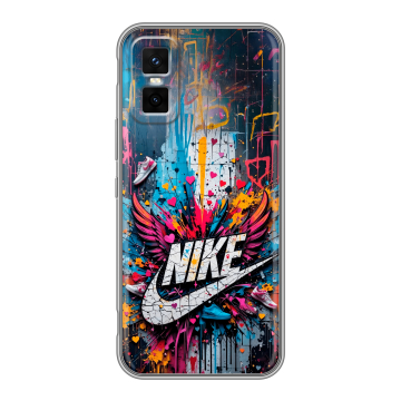 Силиконовый чехол на Infinix GT 30 Pro с принтом Nike Найк