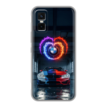 Силиконовый чехол на Infinix GT 30 Pro с принтом BMW БМВ