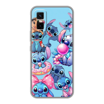Силиконовый чехол на Infinix GT 30 Pro с принтом Лило и Стич