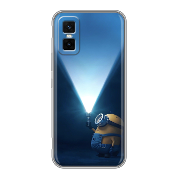 Силиконовый чехол на Infinix GT 30 Pro с принтом Миньоны