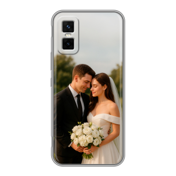 Силиконовый чехол на Infinix GT 30 Pro с принтом со своим фото