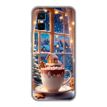 Силиконовый чехол на Infinix GT 30 Pro с принтом Новый год