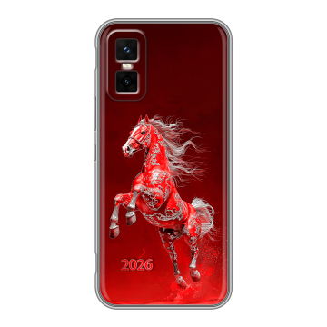 Силиконовый чехол на Infinix GT 30 Pro с принтом Новый год