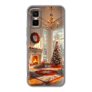 Силиконовый чехол на Infinix GT 30 Pro с принтом Новый год