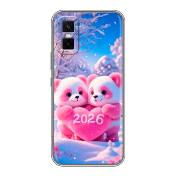 Силиконовый чехол на Infinix GT 30 Pro с принтом Новый год