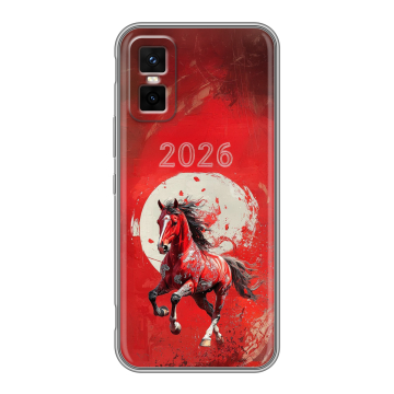 Силиконовый чехол на Infinix GT 30 Pro с принтом Новый год