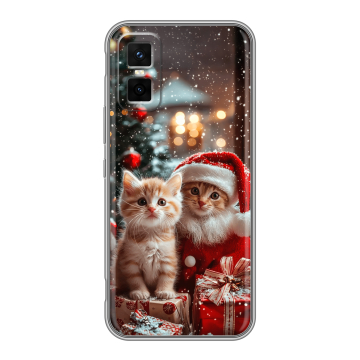 Силиконовый чехол на Infinix GT 30 Pro с принтом Новый год