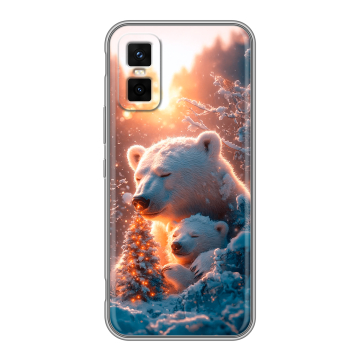 Силиконовый чехол на Infinix GT 30 Pro с принтом Новый год