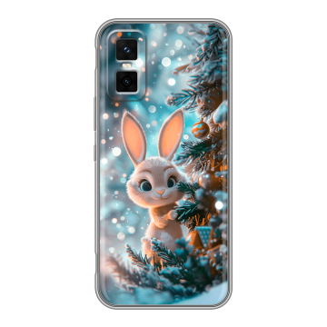 Силиконовый чехол на Infinix GT 30 Pro с принтом Новый год