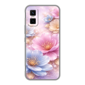Силиконовый чехол на Infinix GT 30 Pro с принтом женский