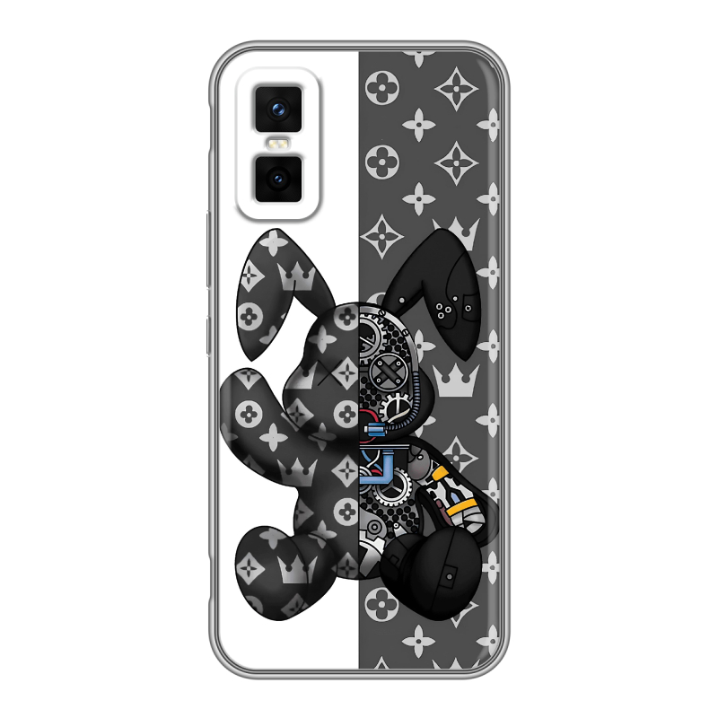 Силиконовый чехол на Infinix GT 30 Pro с принтом Луи робот Силиконовый чехол на Infinix GT 30 Pro с принтом Луи робот