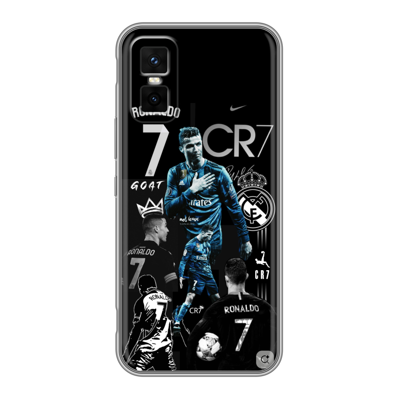 Силиконовый чехол на Infinix GT 30 Pro с принтом Реал Роналдо Силиконовый чехол на Infinix GT 30 Pro с принтом Реал Роналдо