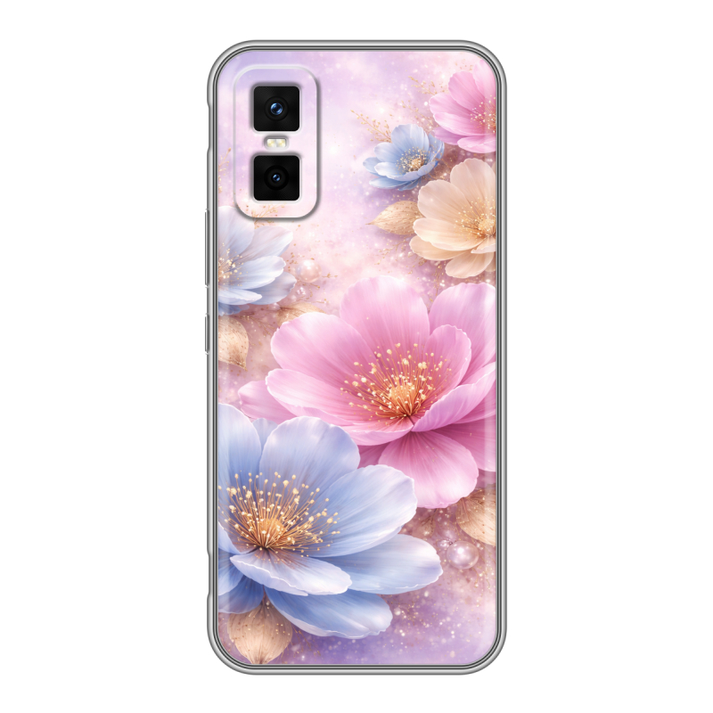 Силиконовый чехол на Infinix GT 30 Pro с принтом женский Силиконовый чехол на Infinix GT 30 Pro с принтом женский