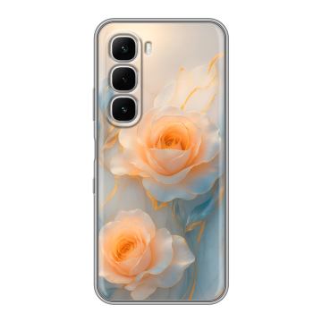 Силиконовый чехол на Infinix Hot 60i с принтом Женский