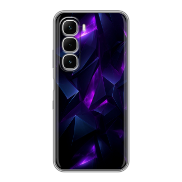 Силиконовый чехол на Infinix Hot 60i с принтом Абстракиция