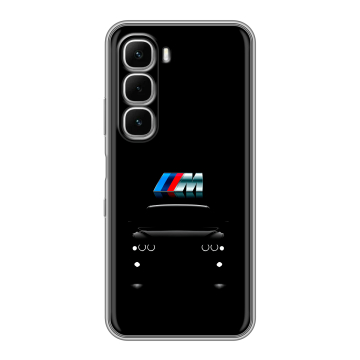 Силиконовый чехол на Infinix Hot 60i с принтом БМВ BMW