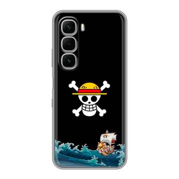 Силиконовый чехол на Infinix Hot 60i с принтом One Piece Ван Пис
