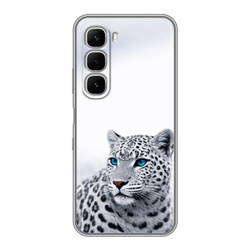 Силиконовый чехол на Infinix Hot 60i с принтом женский