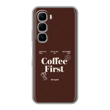 Силиконовый чехол на Infinix Hot 60i с принтом женский
