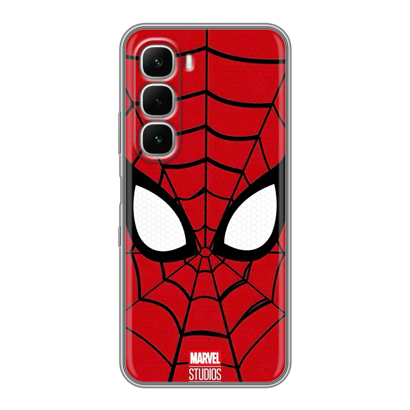 Силиконовый чехол на Infinix Hot 60i с принтом человек паук spiderman Силиконовый чехол на Infinix Hot 60i с принтом человек паук spiderman