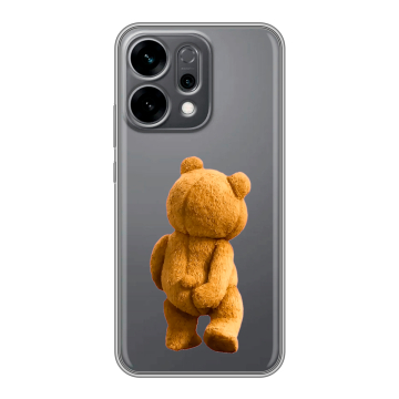 Силиконовый чехол на OPPO Reno14 5G с принтом Медведь