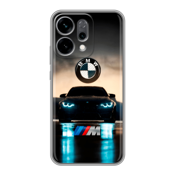 Силиконовый чехол на OPPO Reno14 5G с принтом БМВ BMW