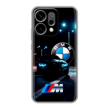 Силиконовый чехол на OPPO Reno14 5G с принтом БМВ BMW