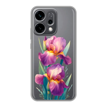 Силиконовый чехол на OPPO Reno14 5G с принтом Цветы орхидеи Силиконовый чехол на OPPO Reno14 5G с принтом Цветы орхидеи