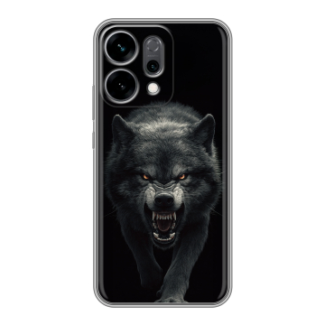 Силиконовый чехол на OPPO Reno14 5G с принтом Волк
