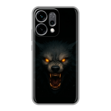 Силиконовый чехол на OPPO Reno14 5G с принтом Волк Силиконовый чехол на OPPO Reno14 5G с принтом Волк