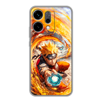 Силиконовый чехол на OPPO Reno14 5G с принтом Аниме Наруто Naruto