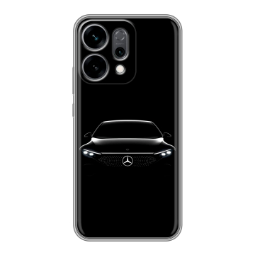 Силиконовый чехол на OPPO Reno14 5G с принтом Mercedes Мерседес