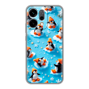 Силиконовый чехол на OPPO Reno14 5G с принтом Новый год Силиконовый чехол на OPPO Reno14 5G с принтом Новый год
